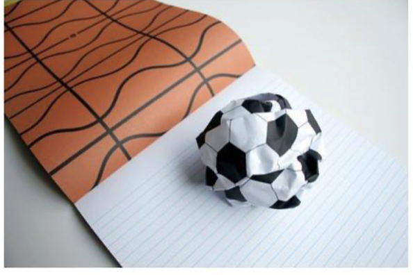 Football en papier